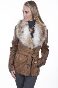Faux Fur Trim Jacket