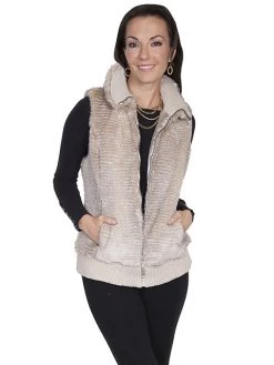 Ladies Soft And Comfortable Faux Fur Vest