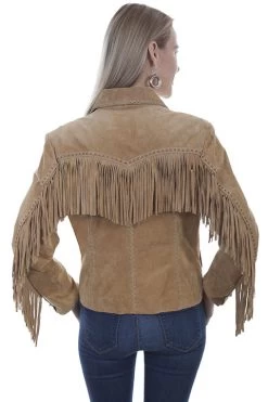 Suede Fringe Jacket -WildWestFashionFinds Scully20L101620Suede20fringe20jacket 04