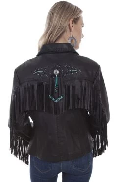 Fringe And Beaded Jacket -WildWestFashionFinds Scully20L15220fringe20bead20jacket 04