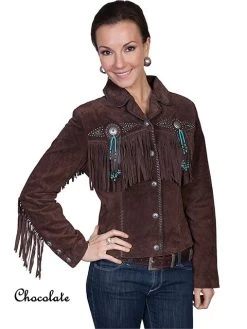 Fringe And Beaded Jacket -WildWestFashionFinds Scully20L15220fringe20bead20jacket 07