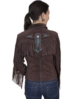 Fringe And Beaded Jacket -WildWestFashionFinds Scully20L15220fringe20bead20jacket 08