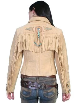 Fringe And Beaded Jacket -WildWestFashionFinds Scully20L15220fringe20bead20jacket 12