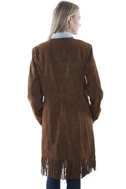 Fringe Embroidered Suede Coat -WildWestFashionFinds Scully20L16520Fringe20Embroidered20Suede20Coat 04