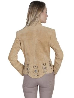 Suede Concho Jacket 7 Suede Concho Jacket -WildWestFashionFinds Scully20L19120Suede20concho20jacket 04