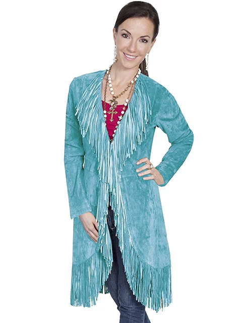 Suede Fringe Maxi Coat 5 Suede Fringe Maxi Coat - Image 5