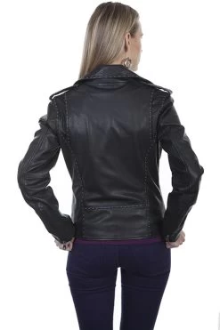 Studded Motorcycle Jacket -WildWestFashionFinds Scully20L25520Studded20motorcycle20jacket 04