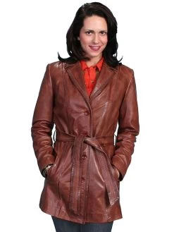 Classic Style Thigh Length Coat -WildWestFashionFinds Scully20L5120Classic2020thigh20length20coat 03