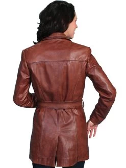 Classic Style Thigh Length Coat -WildWestFashionFinds Scully20L5120Classic2020thigh20length20coat 04