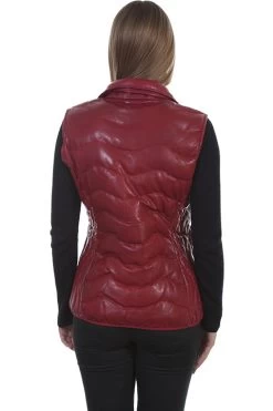 Ribbed Leather Vest -WildWestFashionFinds Scully20L62120Ribbed20leather20vest 06