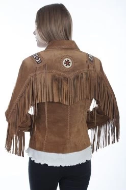 Hand Laced And Bead Trim Jacket 9 Hand Laced And Bead Trim Jacket -WildWestFashionFinds Scully20L75820Hand20laced20bead20trim20jacket 04