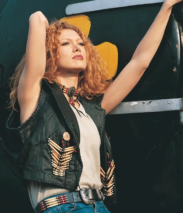 Ladies Western Shybu Cowhide Vest 1 Ladies Western Shybu Cowhide Vest