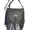 Supai Soft Twisted Hand Laced Leather Cross Body Shoulder Bag