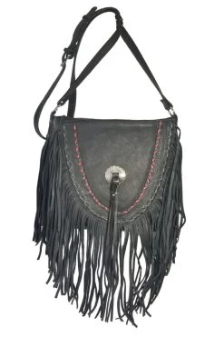 Supai Soft Twisted Hand Laced Leather Cross Body Shoulder Bag