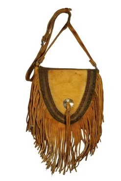 Supai Soft Twisted Hand Laced Leather Cross Body Shoulder Bag -WildWestFashionFinds Supai Bag Black20650x975 04