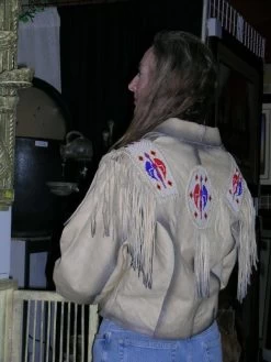 Water Bird Leather Jacket