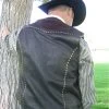 Western Tooled Leather Vest