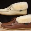 Women’s 2-Eyelet Sheepskin Moccasin Slipper