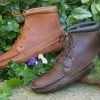 Women’s Canoe Sole Deerskin Walking Boots