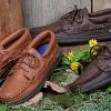 Women's Lace-Up Casual Moccasin Shoes