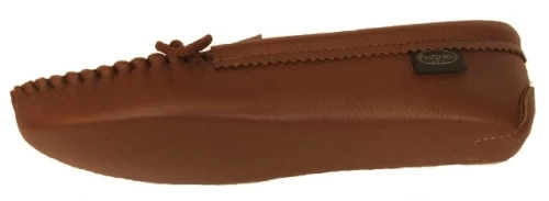 Women's Deerskin Softsole Moccasins (Size: 8 / Creme / Sheepskin Lined) 3 Women's Deerskin Softsole Moccasins (Size: 8 / Creme / Sheepskin Lined) - Image 3