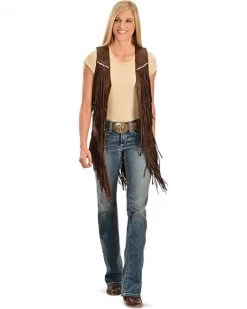 Yucaipa Leather & Rhinestone Vest -WildWestFashionFinds Yucaipa20Vest203Q20Brown 06