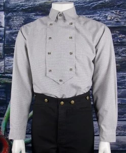 Appaloosa Western Cowboy Bib Front Cotton Shirt