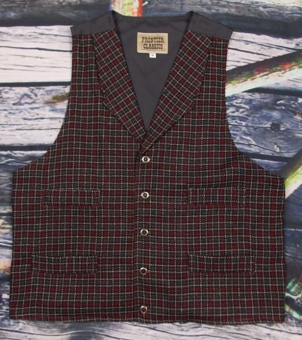 Men's Comstock Wool Old West Frontier Vest 1 Men's Comstock Wool Old West Frontier Vest