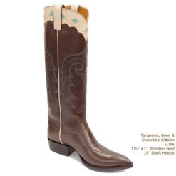Estacado Smooth Leather Handmade Cowboy Boots 10 Estacado Smooth Leather Handmade Cowboy Boots -WildWestFashionFinds estacado smooth leather handmade cowboy boots 5