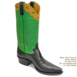 Estacado Smooth Leather Handmade Cowboy Boots 13 Estacado Smooth Leather Handmade Cowboy Boots -WildWestFashionFinds estacado smooth leather handmade cowboy boots 8