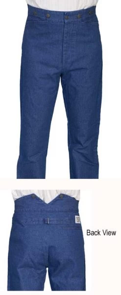 Frontier Cowboy Cotton Canvas Trousers