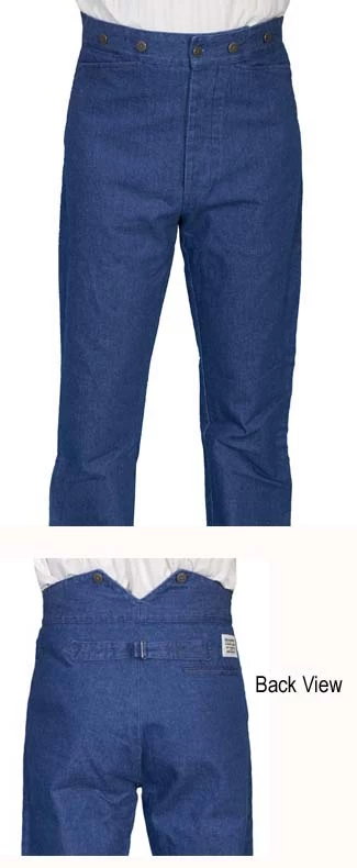 Frontier Cowboy Cotton Canvas Trousers 1 Frontier Cowboy Cotton Canvas Trousers