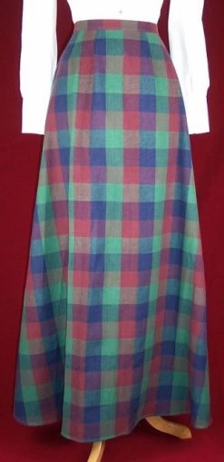 Classic Old West Cotton Walking Skirt (Small / Black) -WildWestFashionFinds ladies classic old west frontier cotton walking skirt 4 2