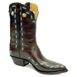 Lasso Smooth Leather Cowboy Boots