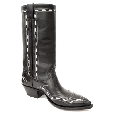 Lasso Smooth Leather Cowboy Boots 5 Lasso Smooth Leather Cowboy Boots - Image 5