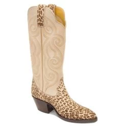 Leopard Hair Cowboy Boots