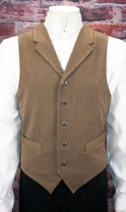 Maverick Cowboy Western Herringbone Vest