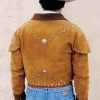 Mens Deerskin Leather Vaquero Short Waist Jacket