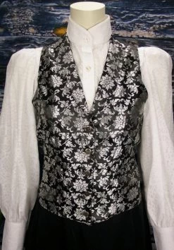 Miss Kitty Ladies Fancy Frontier Jacquard Western Saloon Keepers Vest -WildWestFashionFinds miss kitty ladies fancy frontier jacquard western saloon keepers vest 3