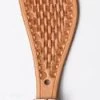 Natural Tan Waffle Tooling Western Leather Spur Strap
