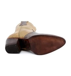 Baila Two Tone Ankle Boots Taupe Cashew 9 Baila Two Tone Ankle Boots Taupe Cashew -WildWestFashionFinds oak20tree20farms20Baila20short20boots20taupe20cashew 05