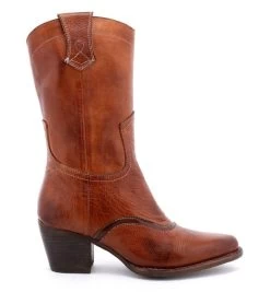 Basanti Cowgirl Zipper Boots Cognac & Teak Rustic Leather 9 Basanti Cowgirl Zipper Boots Cognac & Teak Rustic Leather -WildWestFashionFinds oak20tree20farms20Basanti20tall20boots20cognac20teak 04