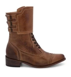 Faye Tan Rustic Leather Riding Boots -WildWestFashionFinds oak20tree20farms20Faye20short20boots20tan20rustic 03