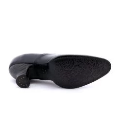 Janet Black Leather Shoe Old West Victorian Footwear -WildWestFashionFinds oak20tree20farms20Janet20shoes20black20rustic 06