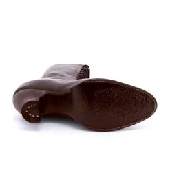 Mirabelle Teak Rustic Leather Victorian Style Fashion Boots -WildWestFashionFinds oak20tree20farms20Mirabelle20teak20rustic20tall20boots 07