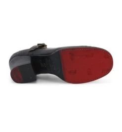 Twigley Black Rustic Leather Shoes With Strap & Buckle -WildWestFashionFinds oak20tree20farms20shoes20twigley20black20rustic 05