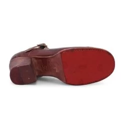 Twigley Dark Scarlett Leather Shoes With Strap & Buckle -WildWestFashionFinds oak20tree20farms20shoes20twigley20dark20scarlett20rustic 05