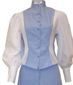 Old West Ladies Western Cotton Fitted Blouse