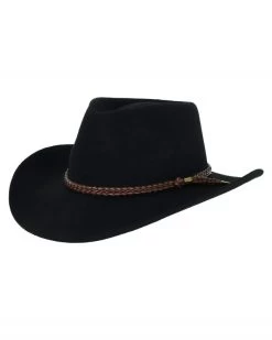 Forbes Classic Wool Western Hat (Brown / Large)