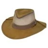 Kodiak With Mesh Crown Oilskin Hat (Field Tan / Large)